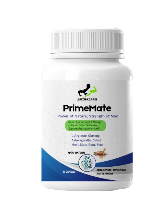 Primemate by NutraForm – Natural Male Enhancement for Fertility, Size & Stamina